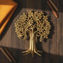 LIFE CHANGING ASTRO Kalpavriksha Tree Bronze Showpiece 1 Inch, Sacred Wish-Fulfilling Tree Idol for Home, Office, Study Room & Spiritual, photo 2