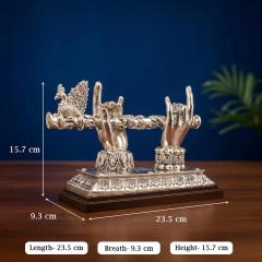 TOUCH925 Pure 999 Silver Krishna Bansuri, photo 7